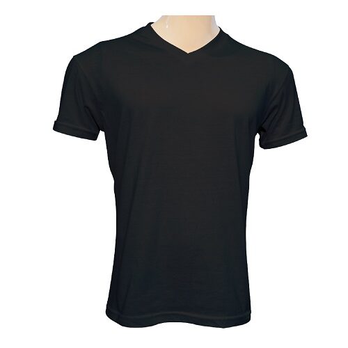 V NECK BLACK-01 500